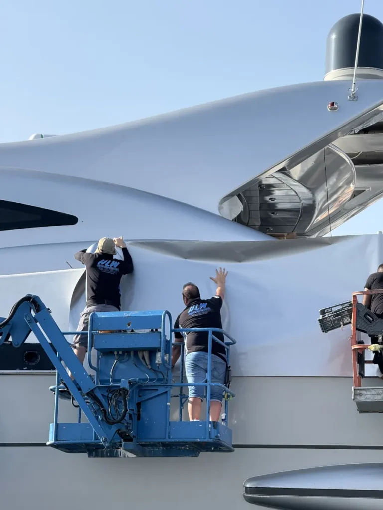 revestimientoPPF-1200 Instalación de PPF en barco